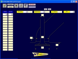Software Elaborazione dati per banco di flussaggio testate motori a 4 tempi by NT-Project