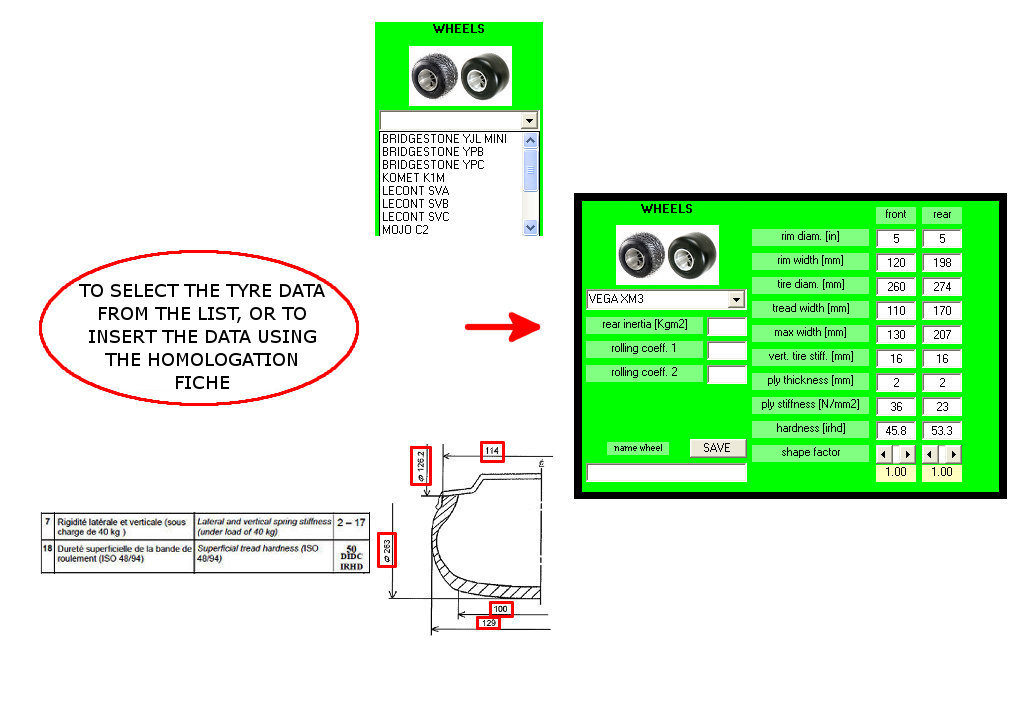 Software SET-UP Kart Simulator - Simulatore completo kart per sviluppo tecnico e ricerca setup ottimali by NT-Project