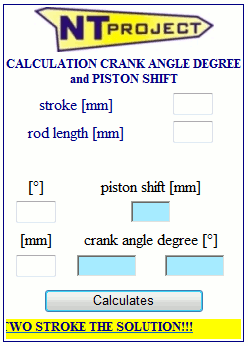 Utility to setup with precision the engine timing and the ignition timing